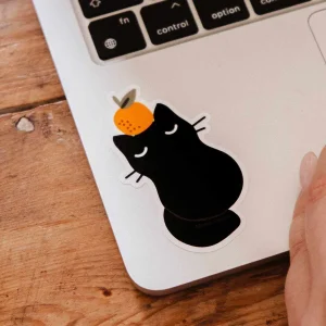 MIMI & AUGUST Autocollant en Vinyle - Chat Clémentine