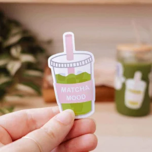 MIMI & AUGUST Autocollant en Vinyle - Matcha Mood