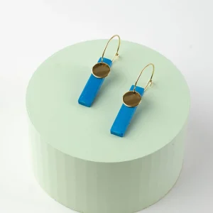 COLLAGE STUDIO Boucles d'Oreilles Rectangle