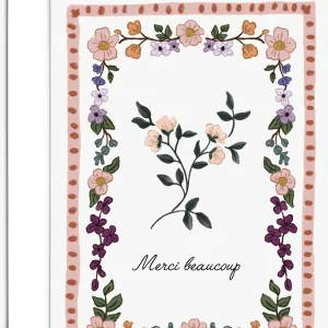 MIMI & AUGUST Carte Merci Beaucoup Vintage