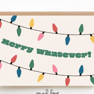 MAD LOVE CREATIVE Carte de Fête Merry Whatever