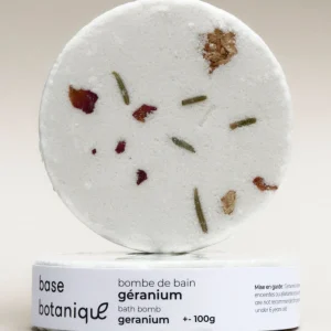 BASE BOTANIQUE Bombe de Bain - Géranium