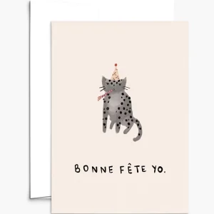 MIMI & AUGUST Carte de Souhait - Bonne fête Yo