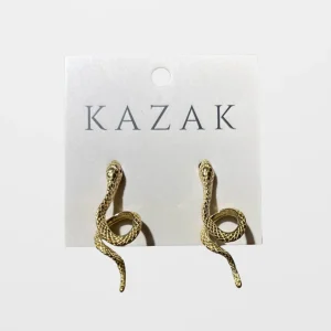 KAZAK Boucles d'Oreilles Couleuvre