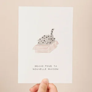 MIMI & AUGUST Carte de Souhait - Bravo pour ta nouvelle maison