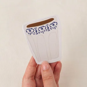 MIMI & AUGUST Autocollant en Vinyle - Cafe Latte