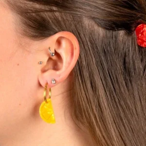 COUCOU SUZETTE Boucles d'Oreilles Citron
