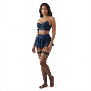 Les Secrets de Léa – Ensemble lingerie dentelle papillon – Cyane