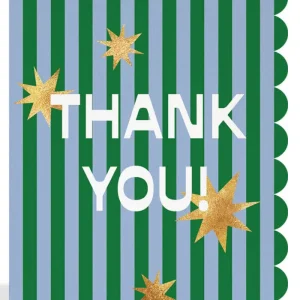 HALFPENNY POSTAGE Carte Etoiles de Remerciement