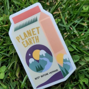 MAD LOVE CREATIVE Autocollant Best Before Humans