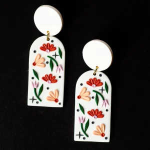 SLOW DAY STUDIOS Boucles d'oreilles Witchy Floral