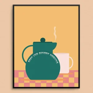 MAD LOVE CREATIVE Affiche Dimanche Matin