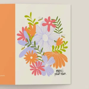 LAURIE-ANNE Carte de Souhait - Merci pour tout