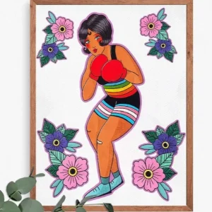 CHARLIE BOURDEAU Impression Fierté au combat