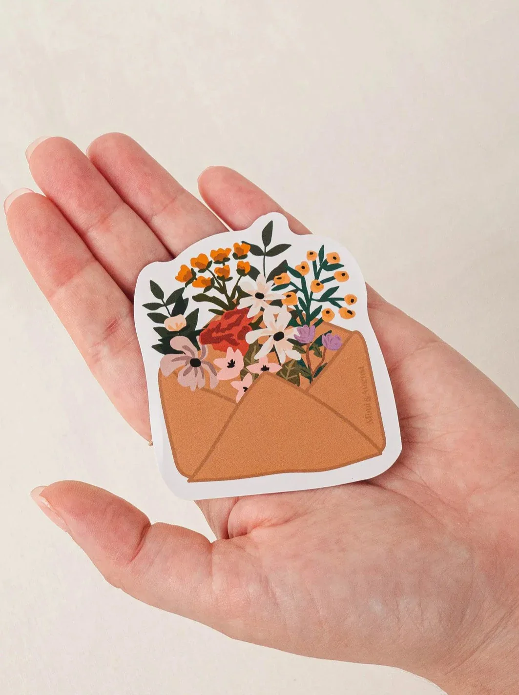 MIMI & AUGUST Autocollant en Vinyle - Enveloppe de Fleurs – Image 4