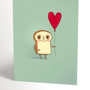 VALERIE BOIVIN Carte de Souhait - Toast