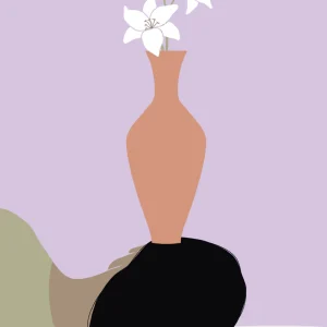 CLARA TISSOT Affiche Vase sur la Tête