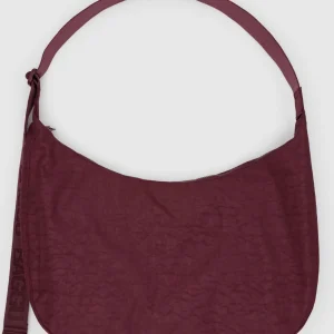 BAGGU Sac Large Crescent Nylon - Mahogany