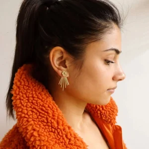 VINTAGE GLORY Boucles d'Oreilles Julia - Doré