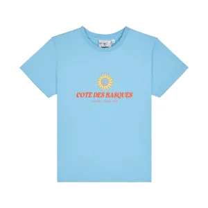 T-shirt Côte des basques Sun Bleu
