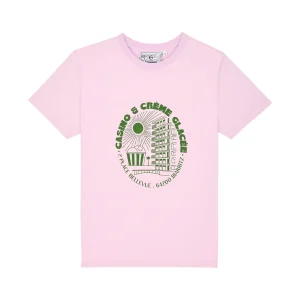 T-Shirt Crème glacée & Casino Lilas