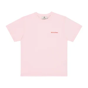T-shirt côte des basques rose