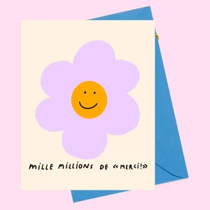 PROJET SPECIAL Carte de souhait - Millions de Merci
