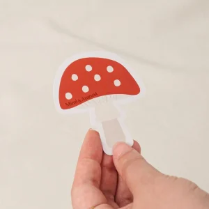 MIMI & AUGUST Autocollant en Vinyle - Champignon