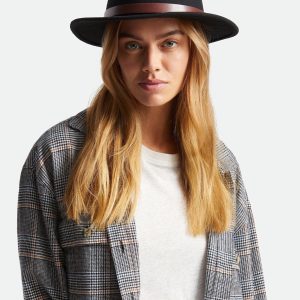 BRXITON Chapeau Messer Fedora - Noir