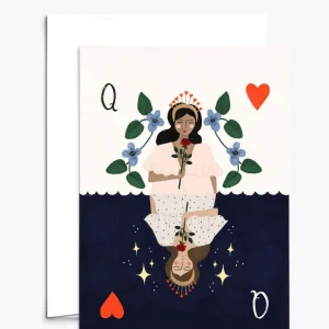 MIMI & AUGUST Carte Reine de Coeur