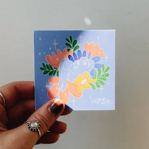 LAURIE-ANNE Autocollant Nid de Fleurs