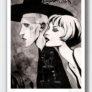 FRED JOURDAIN Affiche Trompe l'oeil