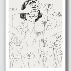 FRED JOURDAIN Affiche Eclipse